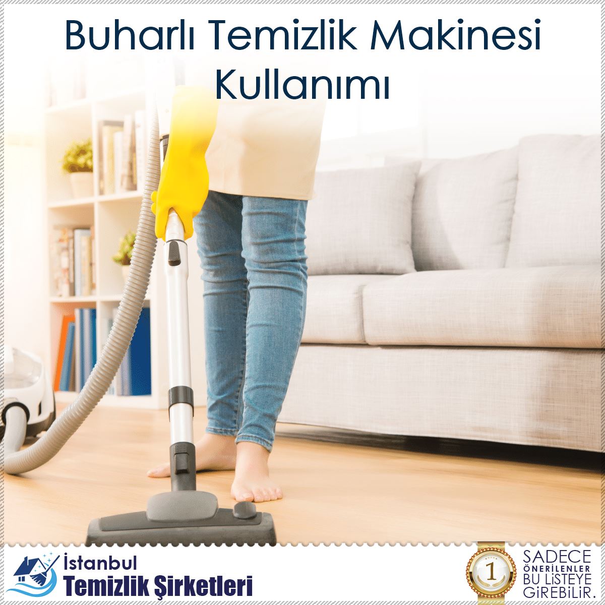 Buharlı Temizlik Makinesi Kullanımı : Kapak Görseli