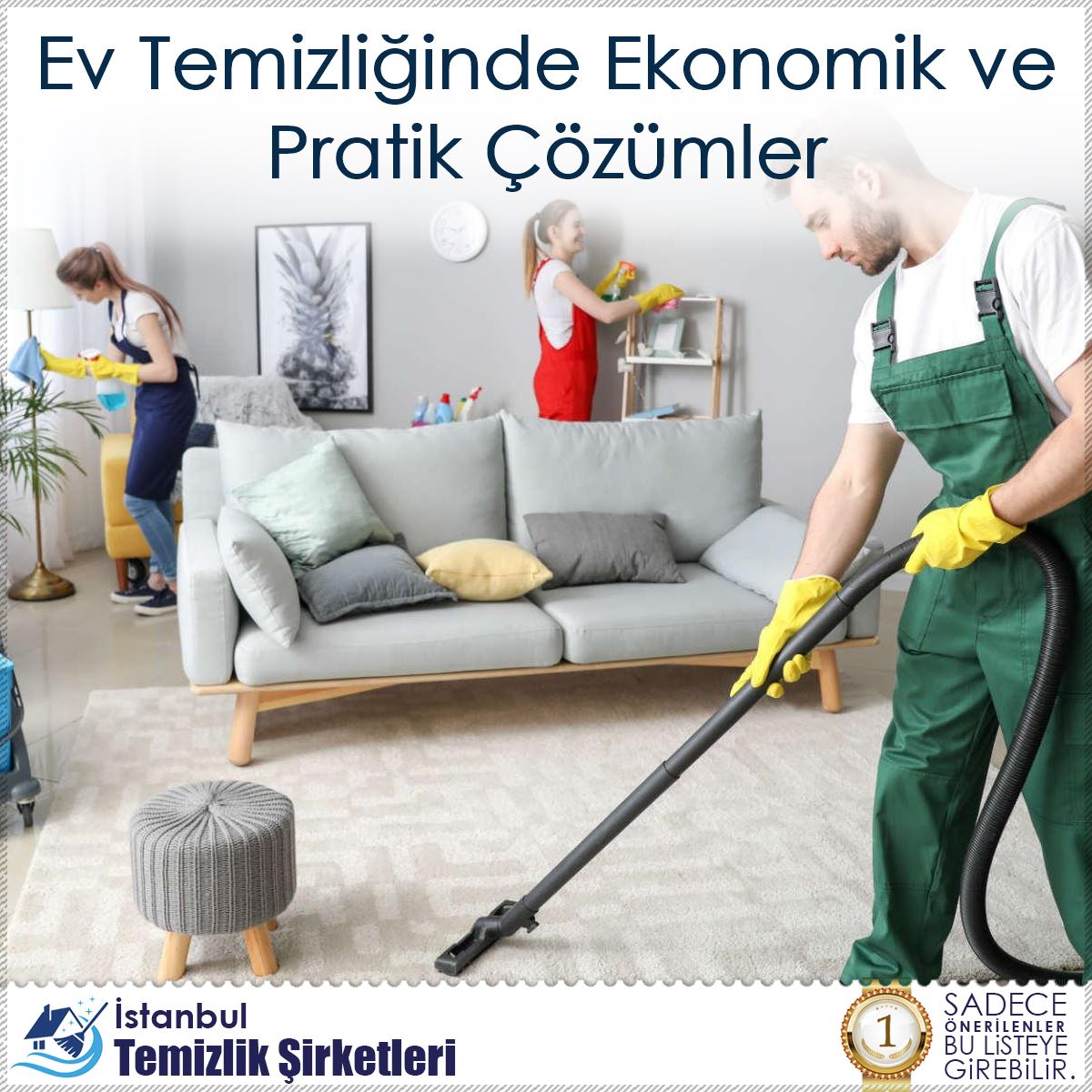 Ev Temizliğinde Ekonomik ve Pratik Çözümler : Kapak Görseli