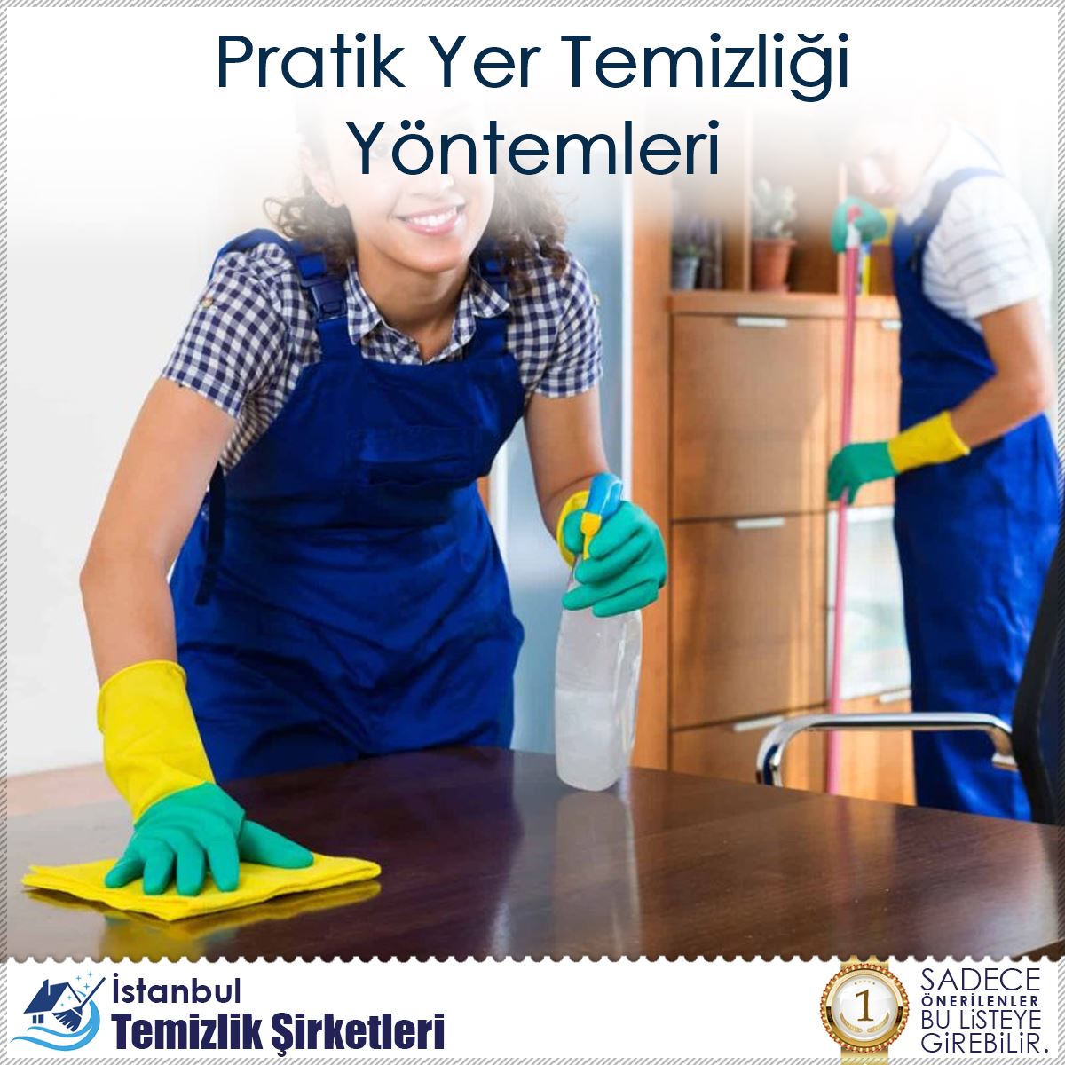 Pratik Yer Temizliği Yöntemleri : Kapak Görseli